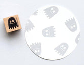 Stempel Gespenst lustig Perlenfischer